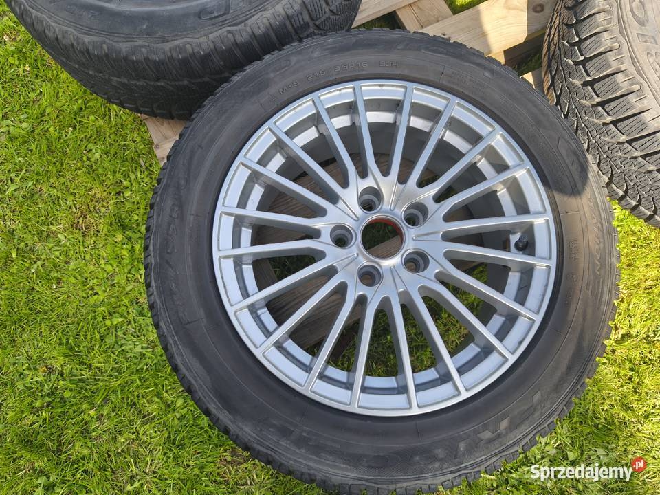 4x komplet aluminiowe felgi 16 z oponami Wieliczka