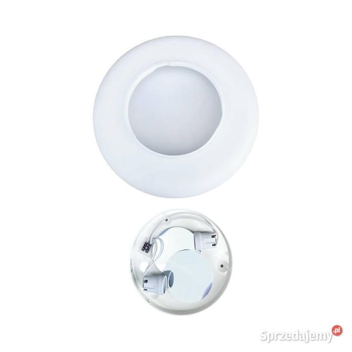 Wielki biały szklany plafon Massive Belgia lata Warszawa