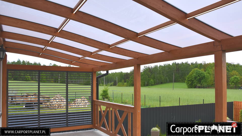 Zadaszenie tarasu pergola drewniana BSH