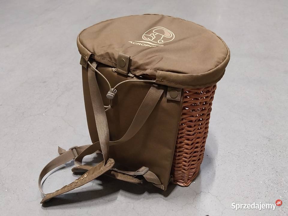 Plecak wiklinowy na grzyby Acropolis z Czeladź