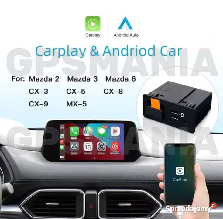 Mazda moduł Android Auto Apple CarPlay do łódzkie Aleksandrów Łódzki