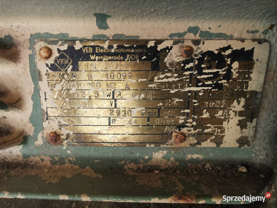 Silnik VEM DDR 125kW 2930obrmin Baranów