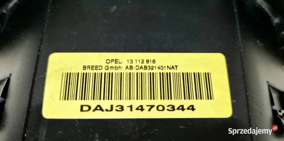 PODUSZKA AIRBAG KIEROWCY OPEL VECTRA C OPEL Poduszki powietrzne Działoszyce sprzedam