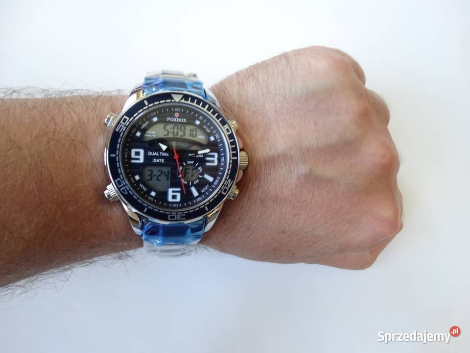 Zegarek męski sportowy cyfrowy alarm datownik lubuskie Gorzów Wielkopolski