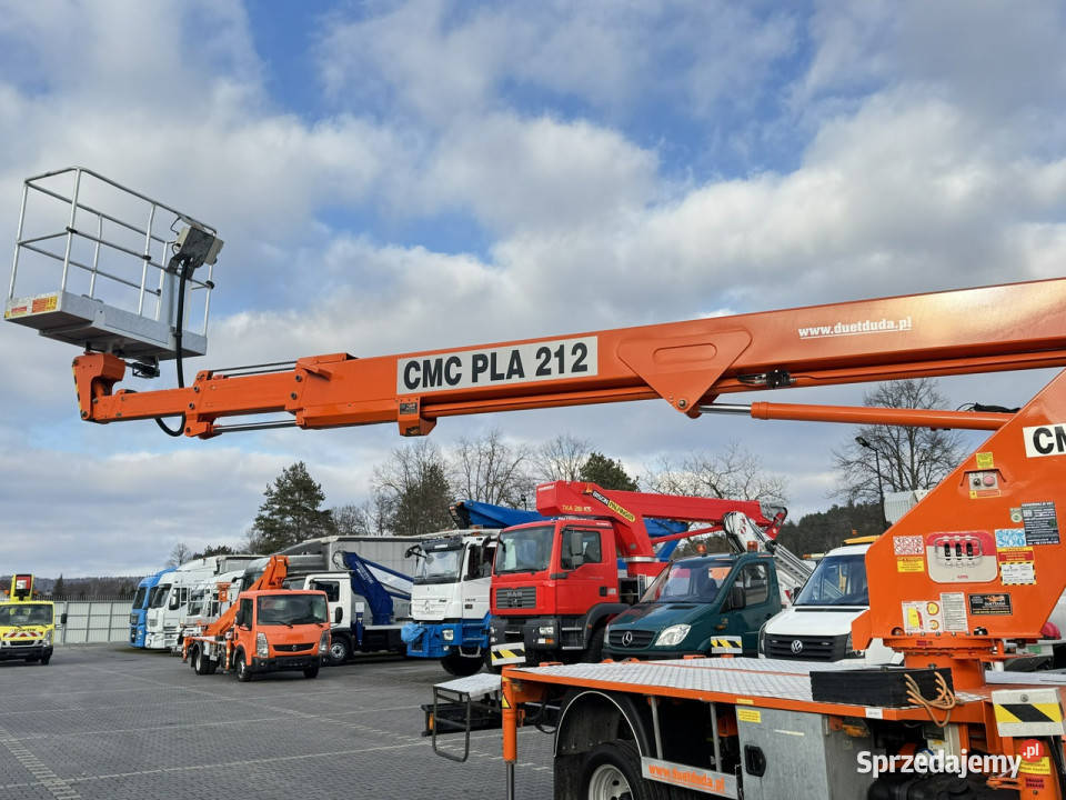 Renault Maxity Podnośnik Koszowy 21m CMC PLA 212 120KM świętokrzyskie Widełki