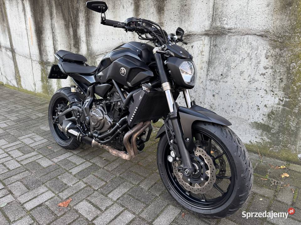 Yamaha MT 07 2017 A2 Rok produkcji 2017 dolnośląskie Głogów