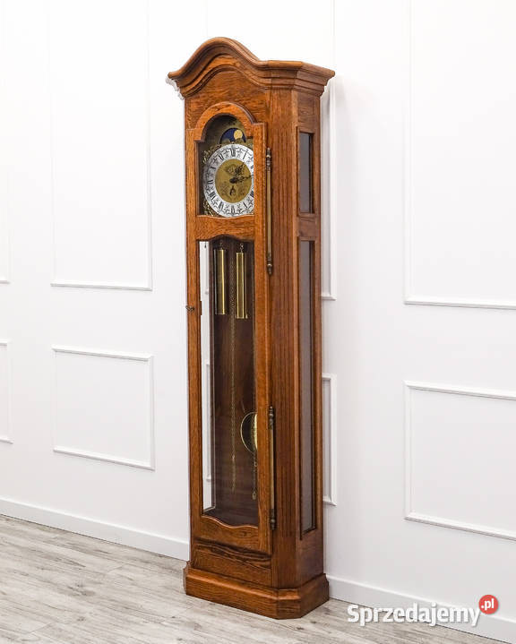 Holenderski Dębowy ZEGAR Stojący z Certyfikatem brązowy Kalisz sprzedam