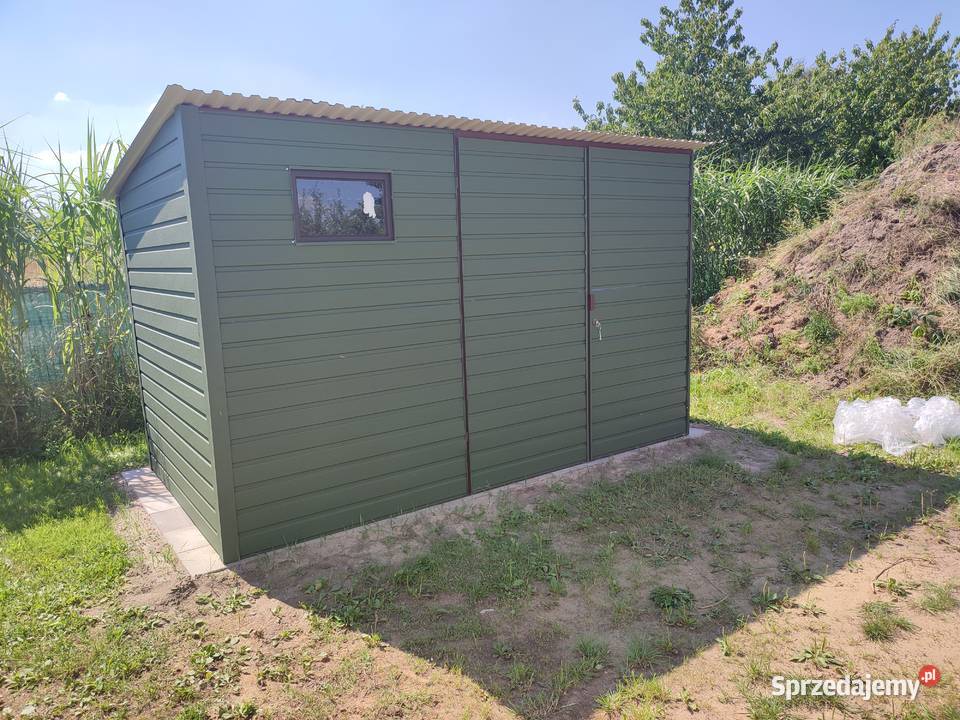 Garaż blaszany drewnopodobny Gatunek blaszak Orneta
