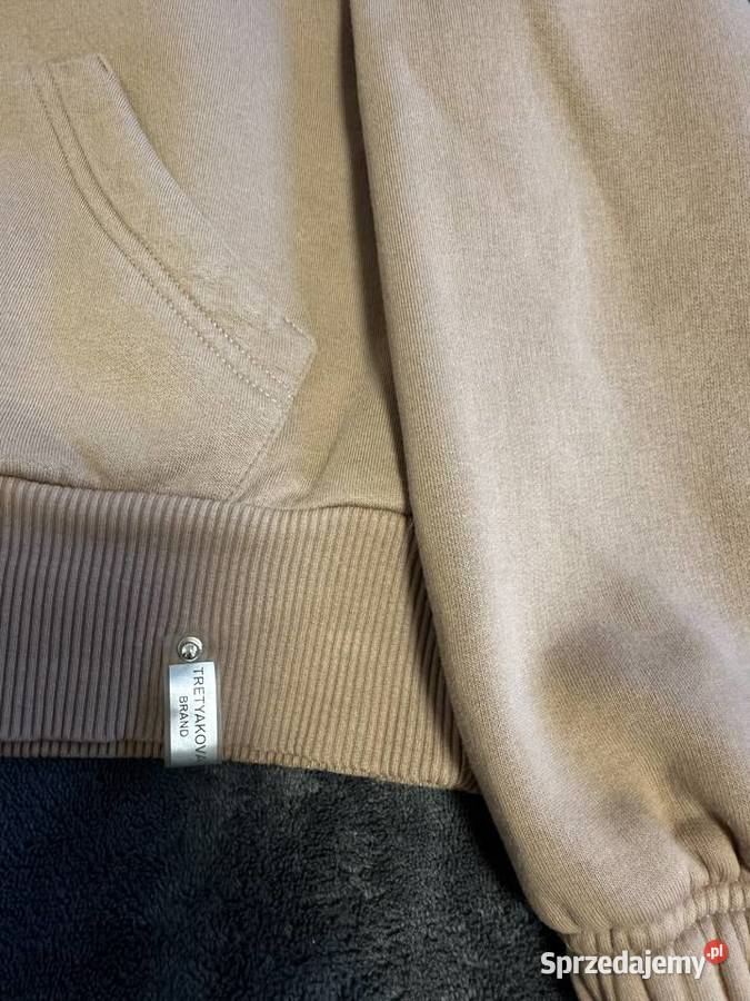 Stylowy dres Tretyakov Brand rozmiar S karmelowy Bez wzoru Warszawa