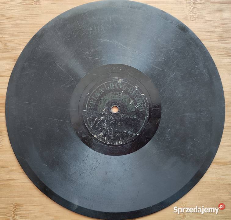 Płyty szelakowe Syrena Grand Record dwie sztuki mazowieckie Warszawa sprzedam