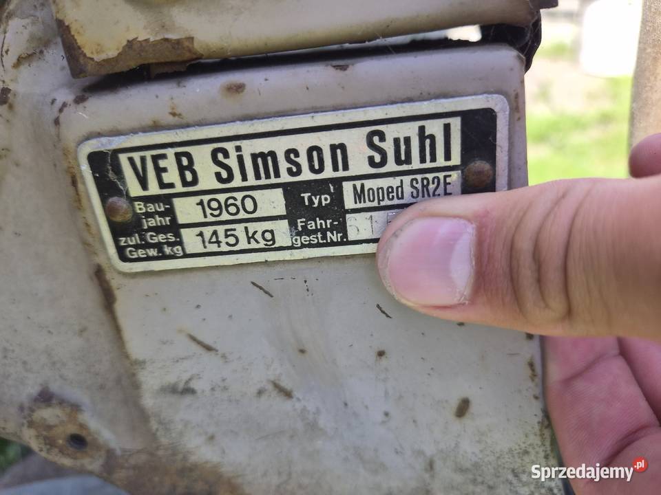 Simson sr2e Simson Dzierzążenko