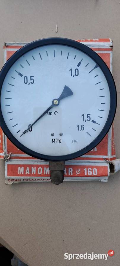 Manometr Fi 160 016 bar Ciśnieniomierz 16MPA Poznachowice Dolne