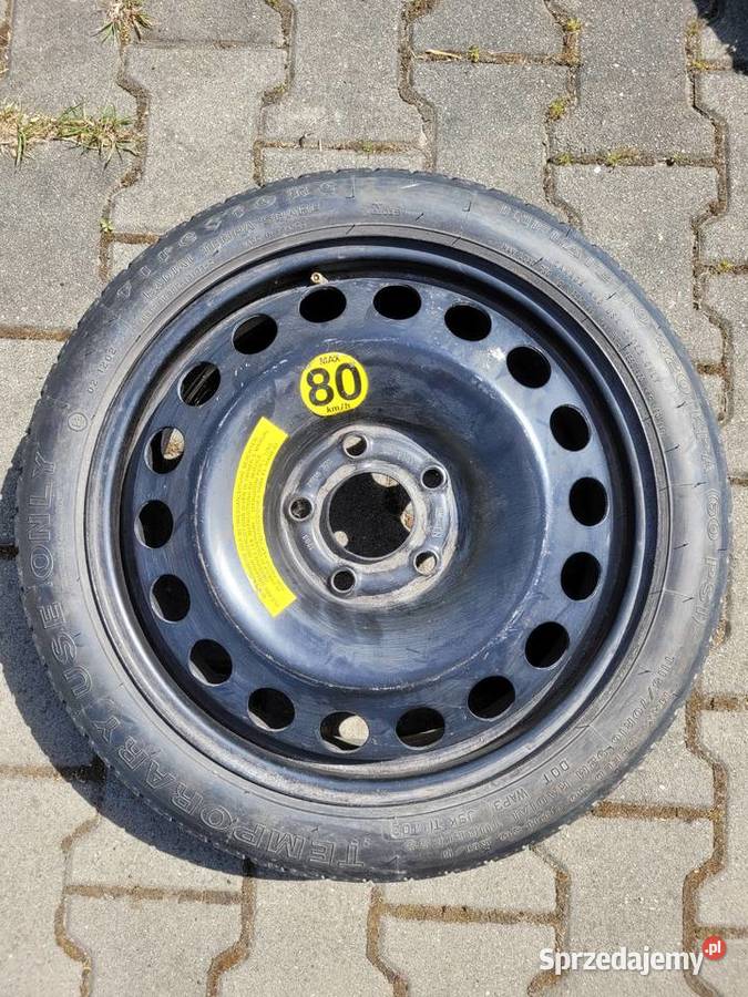 Koło dojazdowe opel astra h na 5x100 otwór 65 Gliwice