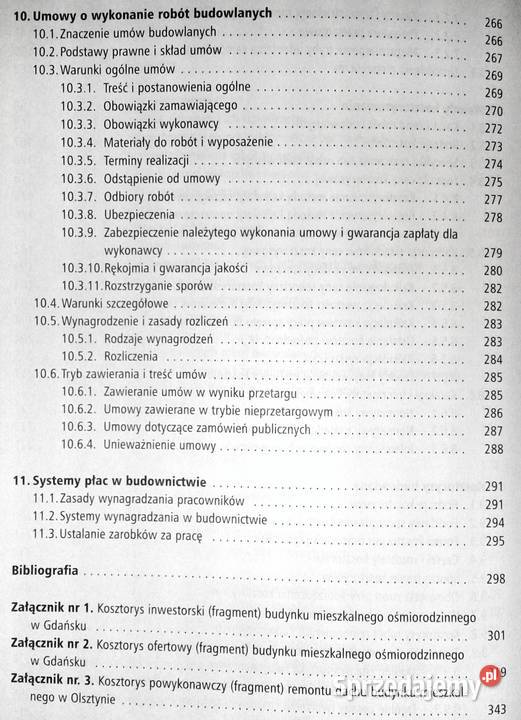 Kosztorysowanie i normowanie w budownictwie Z miękka sprzedam