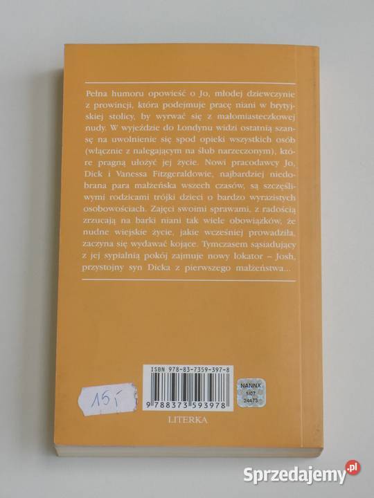 Niania w Londynie Melissa Nathan Kraków sprzedam