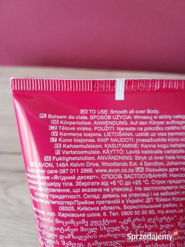 Balsam do ciała Avon Berries In Chocolate 150ml śląskie Siewierz
