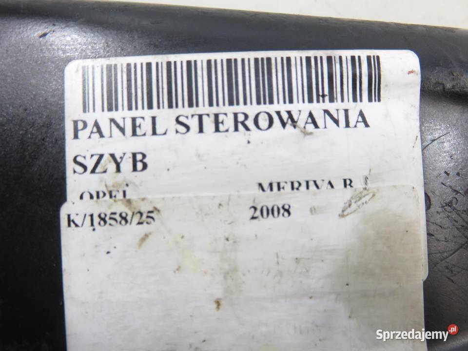 PANEL SZYB OPEL MERIVA B MPV S10 13266039