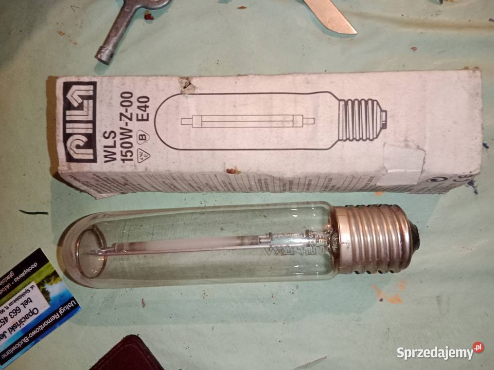 Lampa sodowa wysokoprężna 150 W 220V sprzedam