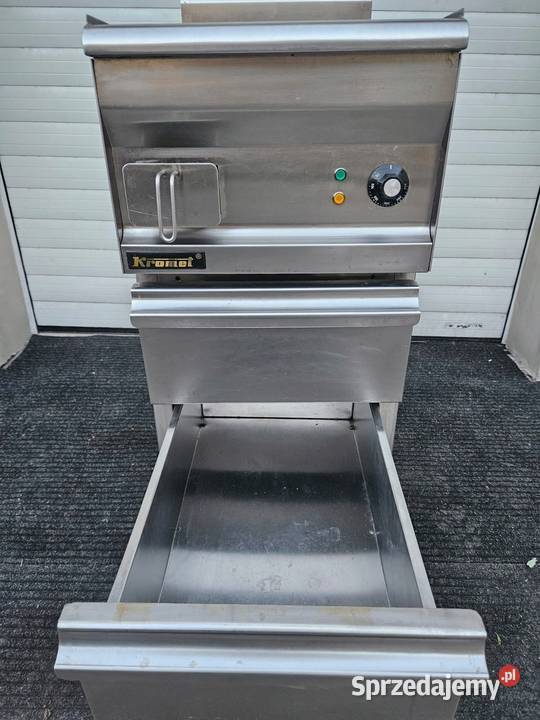 Płyta grillowa elektryczna ryflowana KROMET Góra