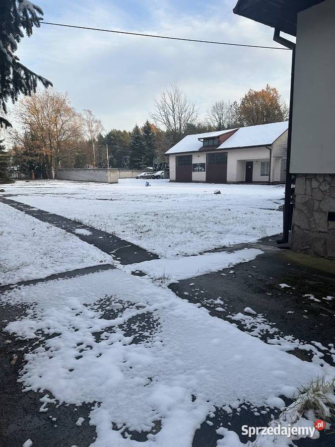 Sprzedam posesję z domem i magazynami Jozefow antresola Józefów