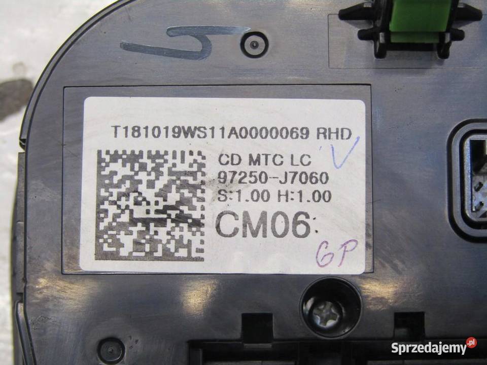 PANEL KLIMATYZACJI KIA CEED III KOMBI 97250J7060 sprzedam