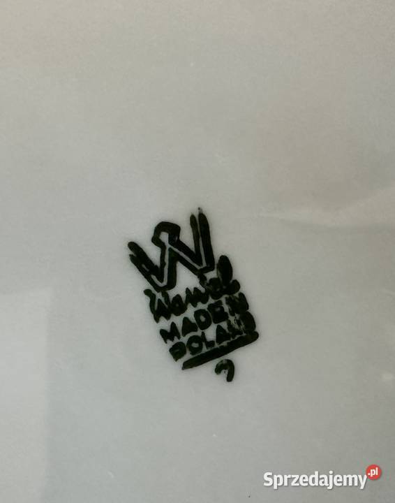 Talerze porcelanowe Wawel z lat PRLu łódzkie Łódź