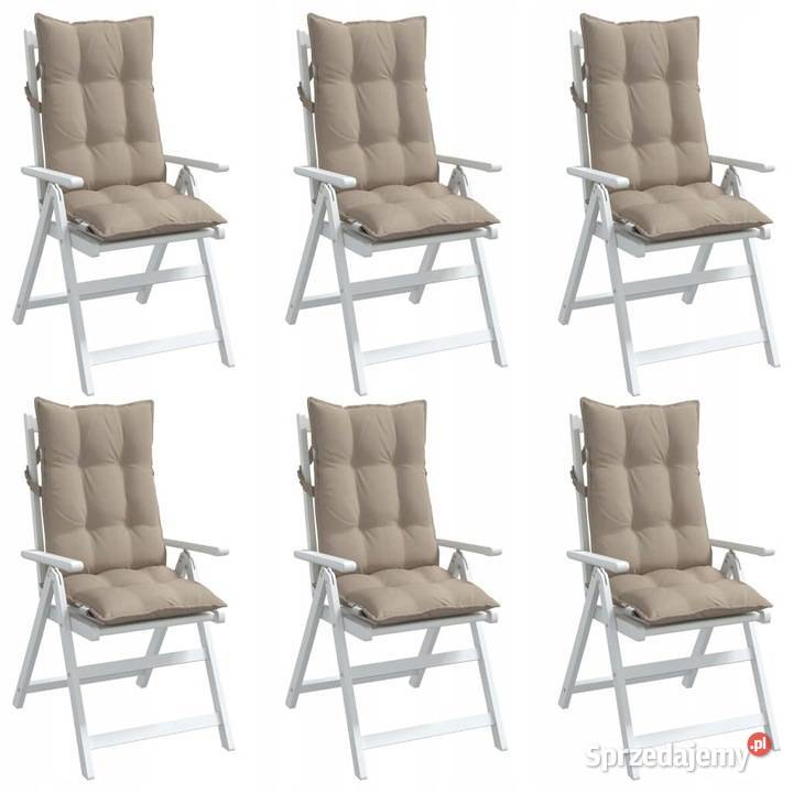 Poduszki ogrodowe na krzesła z wysokim oparciem Warszawa sprzedam