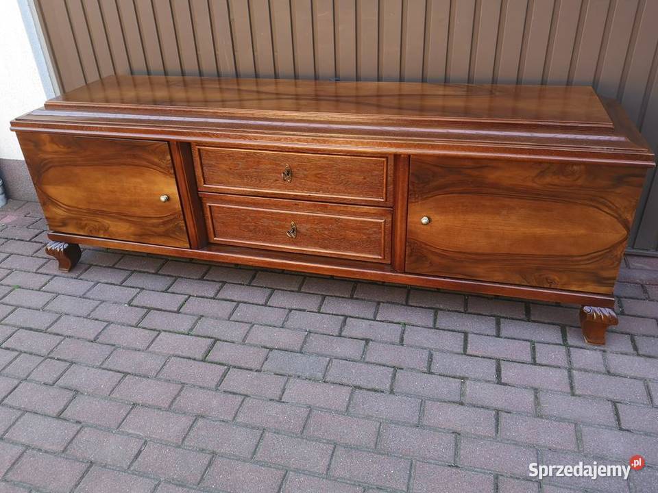 Komoda Szafka RTV Niska ARTDECO 205 OrzechDąb Swarzędz