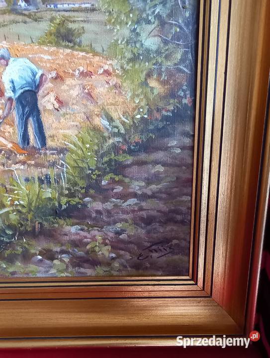 Obraz olejny sygnowany Gorzów Wielkopolski