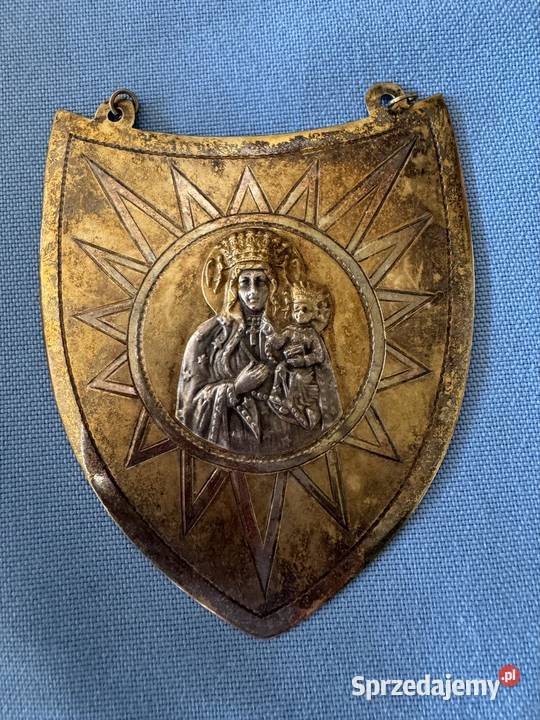 Stary ryngraf Polski Matka Boska Częstochowska