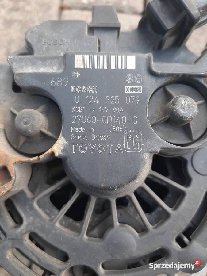 Alternator toyota corolla e12 14 vvta Części montażowe Kielno