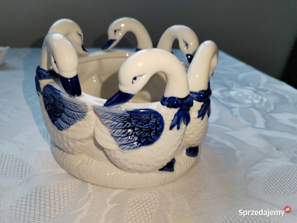 Porcelanowa osłonka Doniczki i osłonki Dekoracje i ozdoby Wrocław