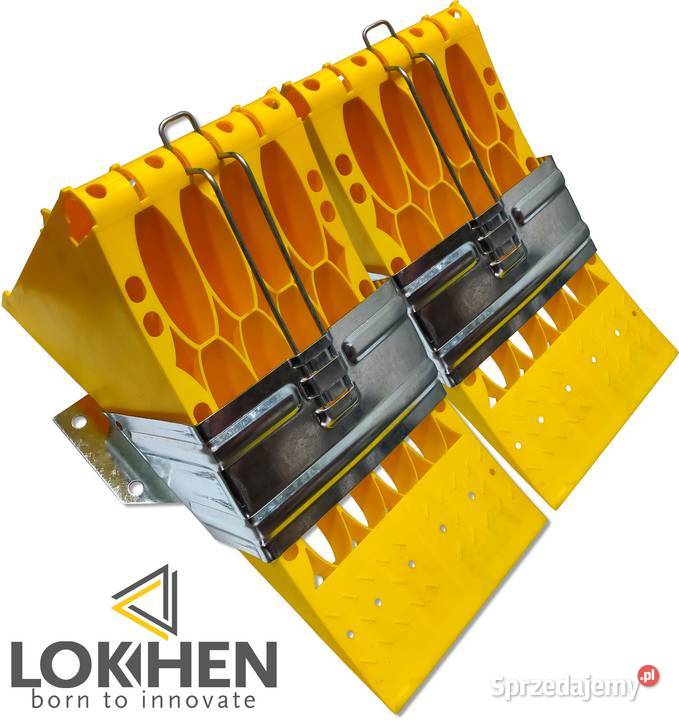 KPL 2x Blokada Klin Pod KOŁO 201mm E53 Z METALEM