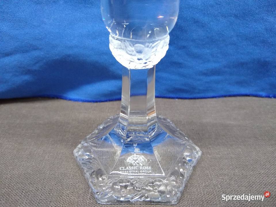 Świecznik Rosenthal Maria Kryształowa sygnowany Porcelana i szkło sprzedam