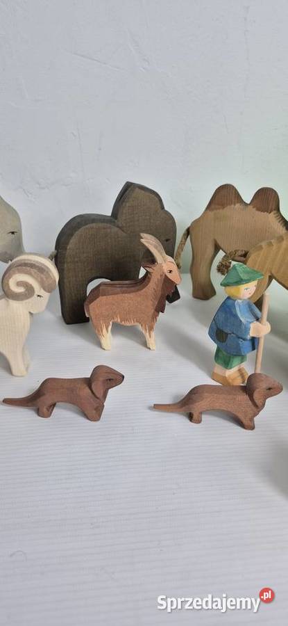 Wielki Zestaw Drewnianych Figurek OSTHEIMER 23