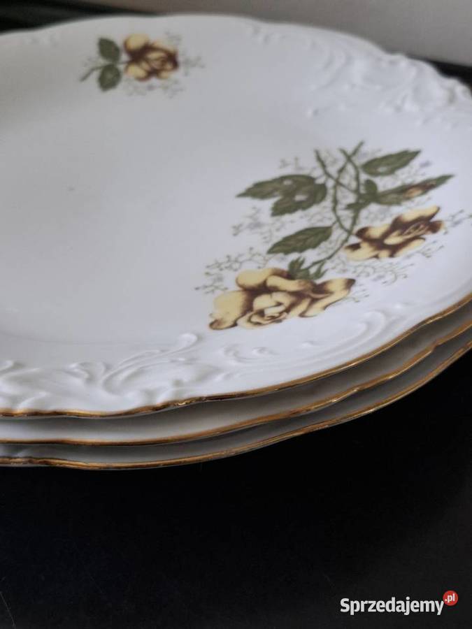 Talerze Wawel vintage prl retro Kraków