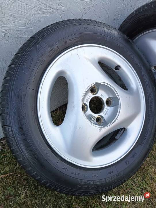 Alufelgi 55 x 14 4x100 ET49 z oponami Dębica aluminiowe Orzesze