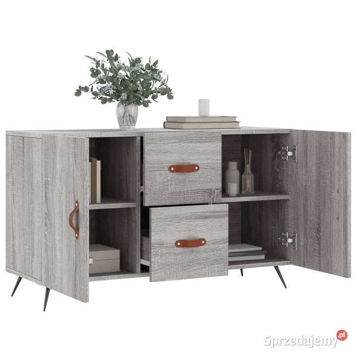 Komoda szary dąb sonoma 100x36x60 materiał sprzedam