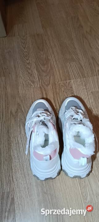 Białe Buty Kobiet w Stylu Casual Płaskie mazowieckie Warszawa