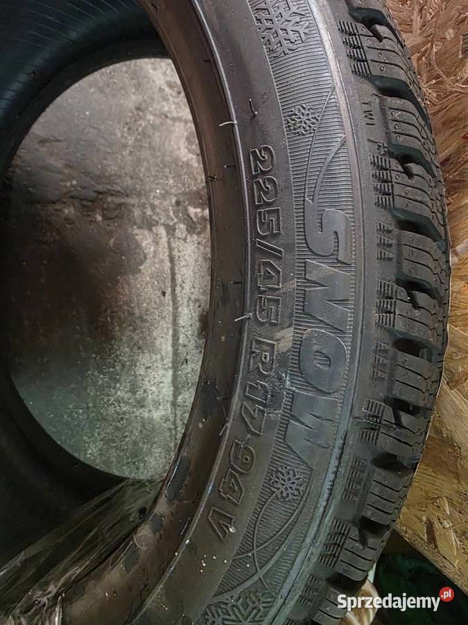 Nowe opony zimowe 22545 R17 Samochodowe sprzedam