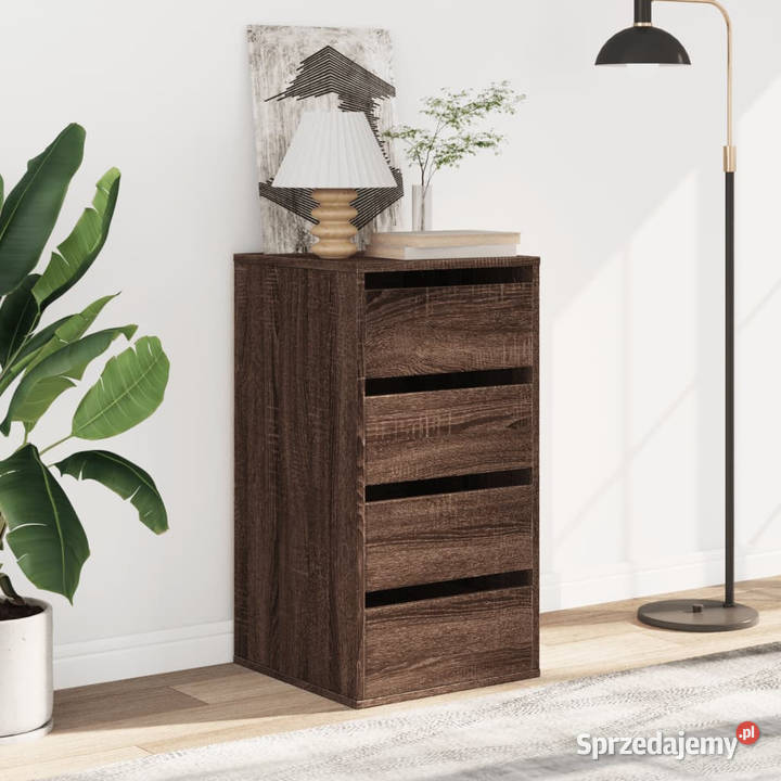 Komoda brązowy dąb 40x41x76 materiał mazowieckie