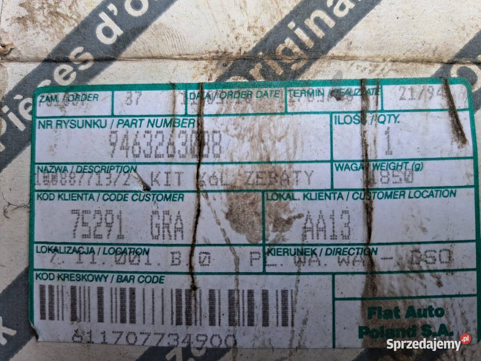 Synchronizator 5 Biegu Oryginał Jumper Boxer dostawcze Skrzynie biegów manualne Warszawa