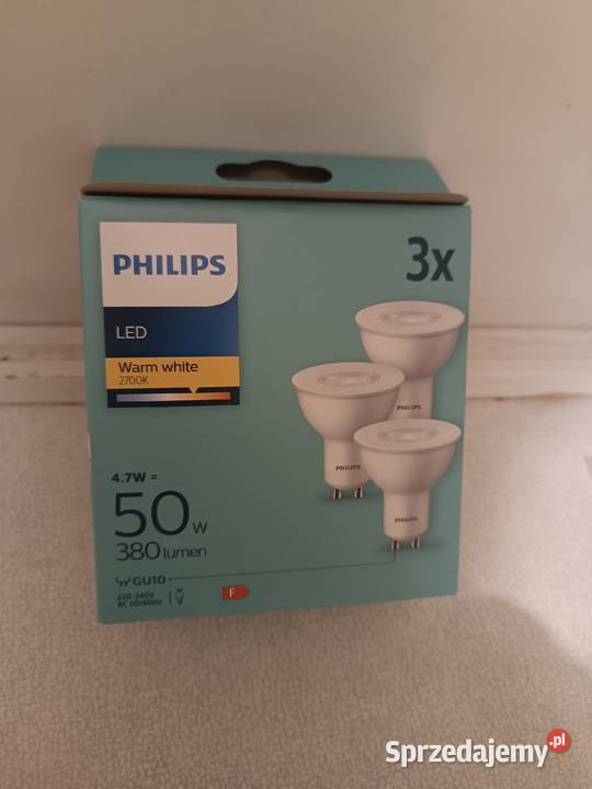 12x Żarówka LED GU10 47W 50W 380lm 2700K Ciepła Żarówki i świetlówki Kędzierzyn-Koźle sprzedam