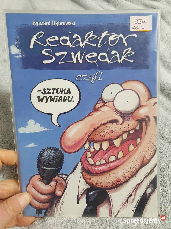 Redaktor Szwędak Ryszard Dąbrowski wydanie 1 Polskie Gdynia