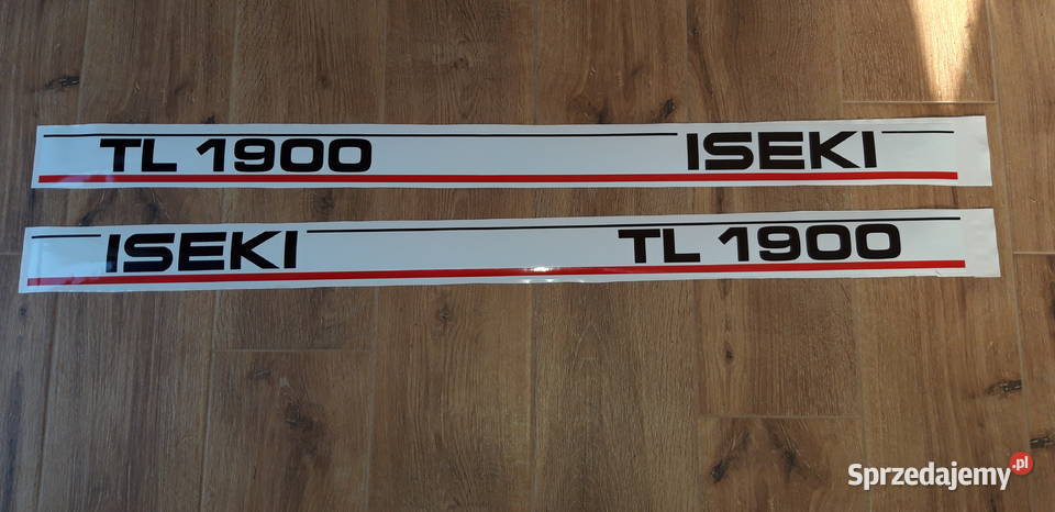 Naklejki na traktorek Iseki 5130 TL1900 TX1400 łódzkie Wola Wiewiecka