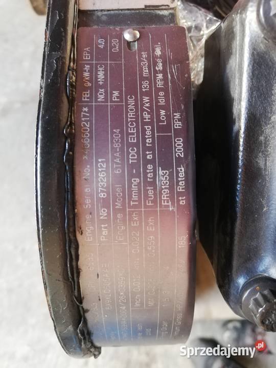 Silnik Cummins 83 6TAA8304 Case 280 Holland Nowy Las