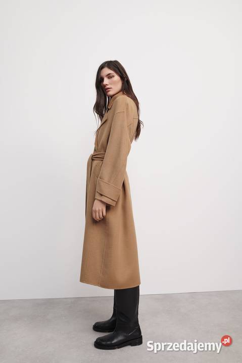 wełniany płaszcz oversize Zara XS Sosnowiec