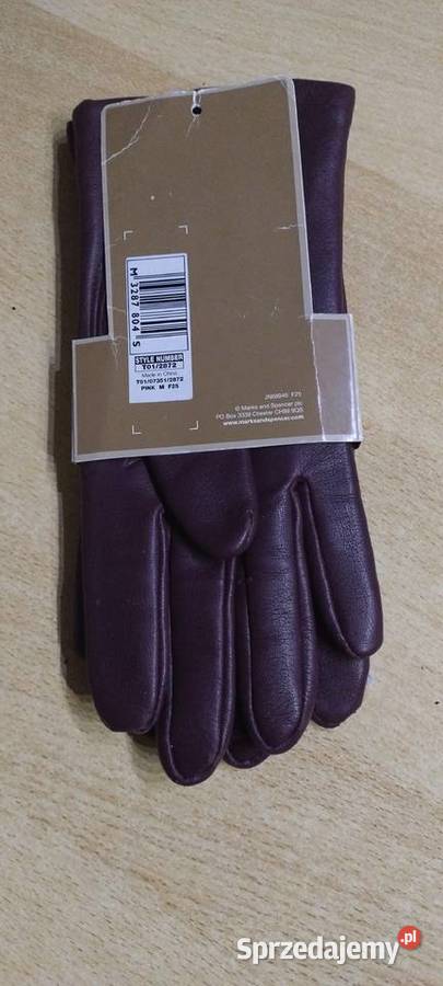 Rękawice skórzane Marks Spencer Lublin sprzedam