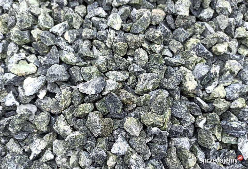 Kamień do Gabionu Zielony Głazy Kora Żwir