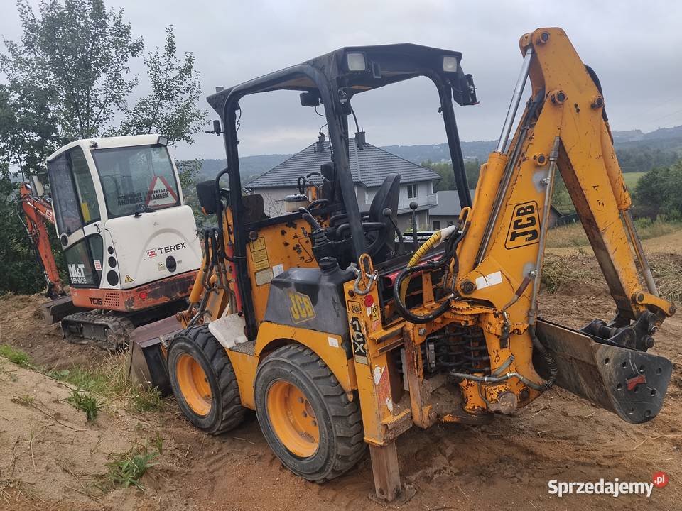 1cx jcb mini koparka ładowarka 4x4 i Tarex Krzeszowice
